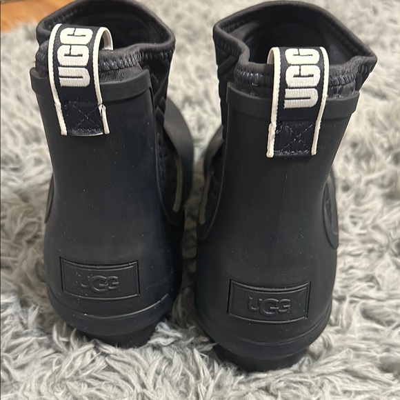 Worn Once Ugg Navy Rain Boots - Picture 4 of 6